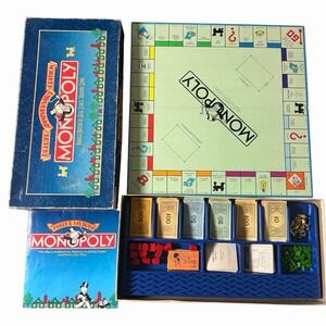 Monopoly Board Game Deluxe Anniversary Edition, VINTAGE 1984